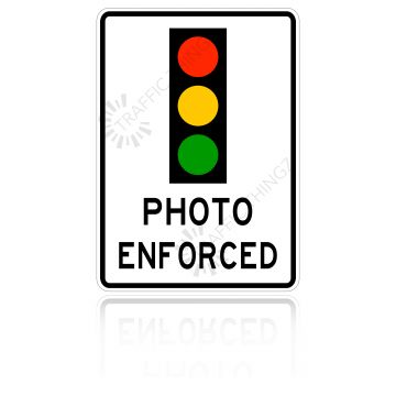 MUTCD R10-18a Traffic Signal Photo Enforced